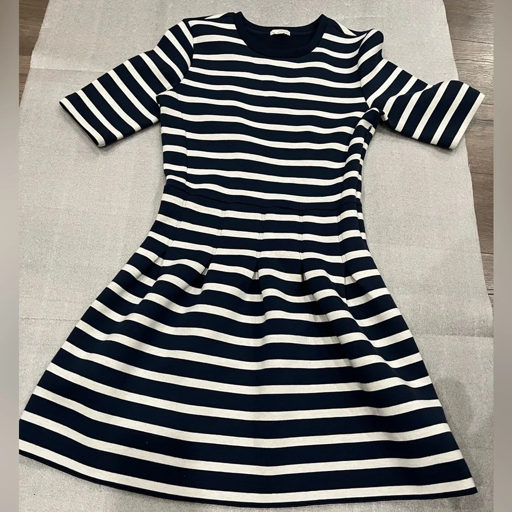 [US6]GAP Navy and White Striped Mini Dress - Picture 3 of 12